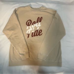 Alabama UA Roll Tide Women’s Sweatshirt Chicka-d Crewneck Long Sleeve NWOT